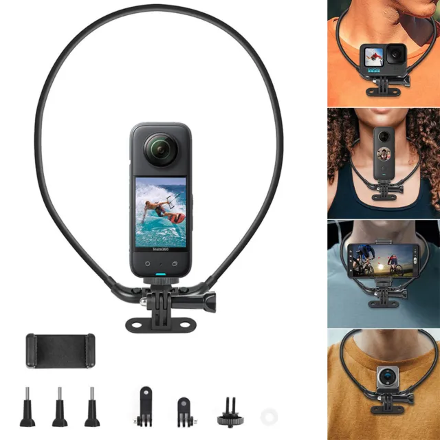 Neck Strap Mount Holder Accessories Clip for GoPro/Insta360/DJI Action 3 Camera