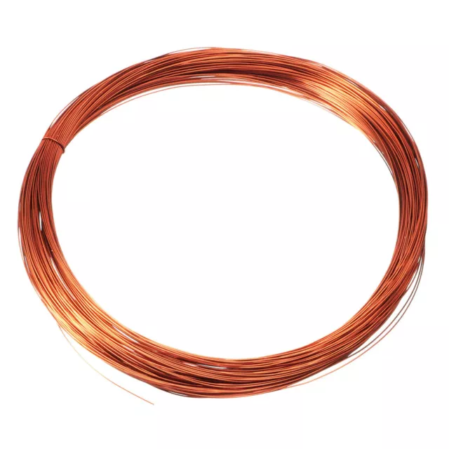 0.15mm Dia Magnet Wire Enameled Copper Wire Winding Coil 49' Length