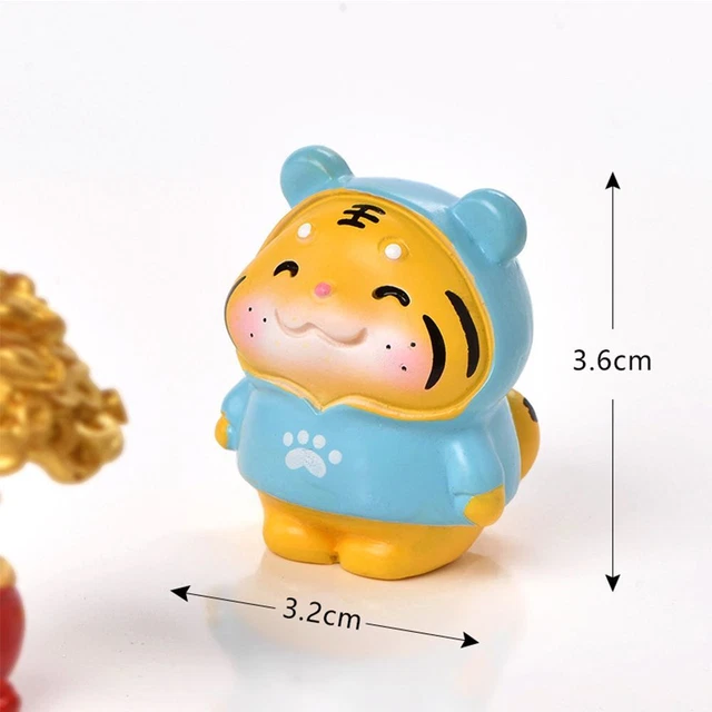 année Ornement de jardin Tigre miniature Micro Aménagement Paysager Figurine 5
