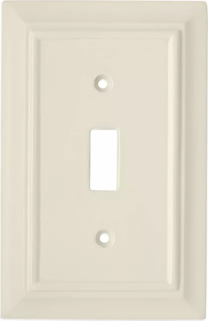 Switch Plate Light Almond Architectural 31557