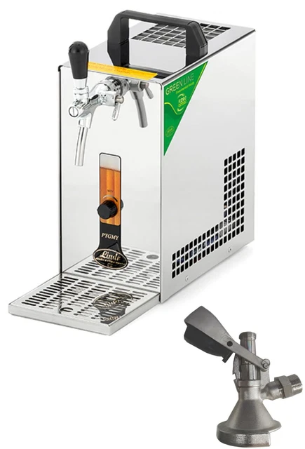 Zapfanlage Trocken Edelstahl 30l/h 5/8" Green Line Lindr inklusive Flachkeg