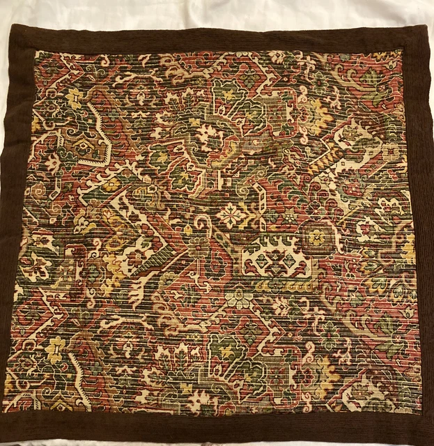 Legacy A Ryan Euro Pillow Sham Neiman Marcus Cases Lot of 2 Brown/Damask/Turkish Legacy A Ryan Euro Pillow Sham Neiman Marcus Cases Lot of 2 Brown/Damask/Turkish