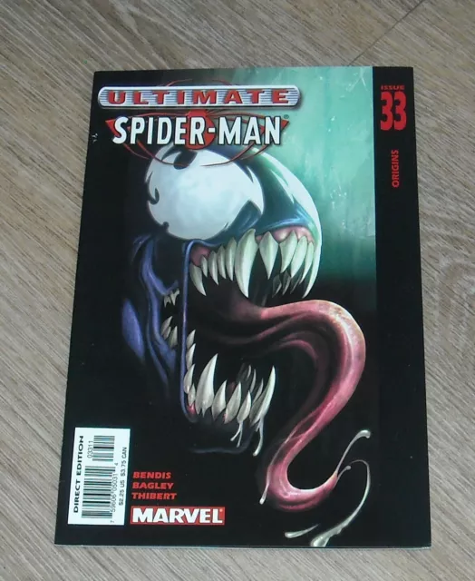 ULTIMATE SPIDER MAN # 33 MARVEL COMICS February 2003 VENOM 1st APPEARANCE ORIGIN