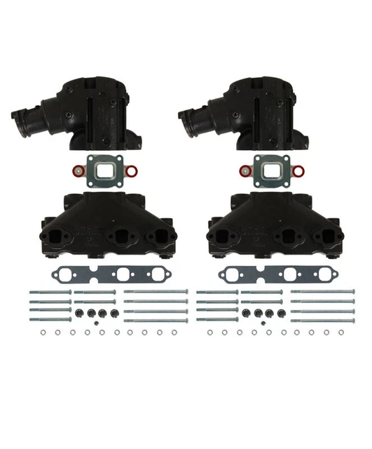 Barr Manifold Exhaust Kit for Mercruiser V-6 Dry Joint 4.3-Liter with 14° Riser