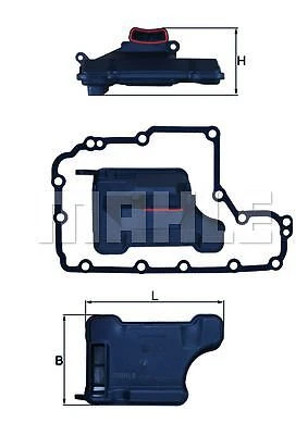 KNECHT MAHLE FILTRO OLIO CAMBIO AUTOMATICO CON GUARNIZIONE adatto per OPEL ASTRA