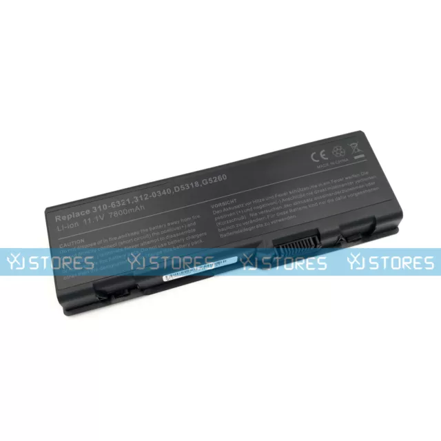 9Cell Battery for Dell Inspiron 6000 9200 9300 E1705 XPS Gen 2 XPS M170 310-6321