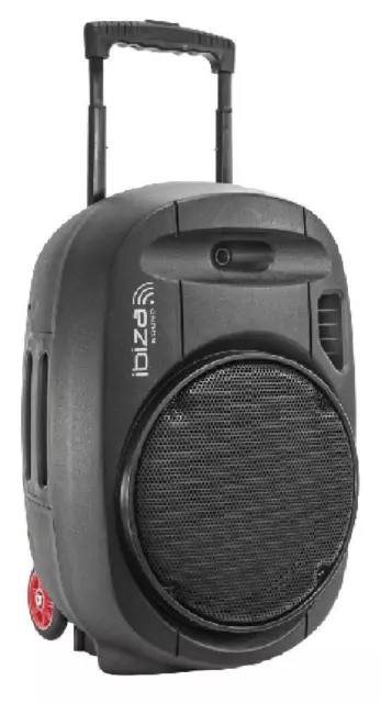 350W 12" Portable PA System USB/SD/BT with 2xUHF Mic & IR - PORT12UHF-MKII