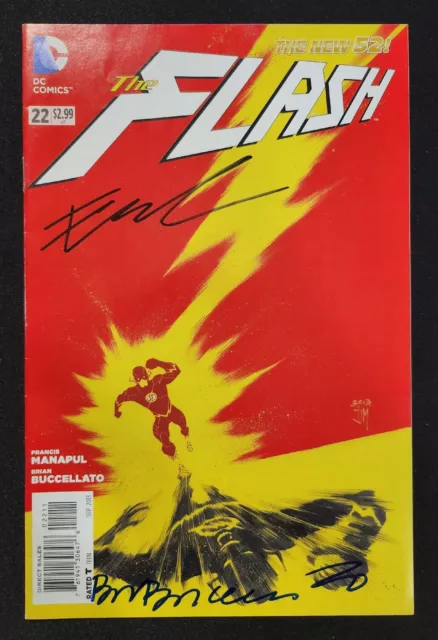 The Flash #22 (DC 2013) New 52 Signed Francis Manapul and Brian Buccellato