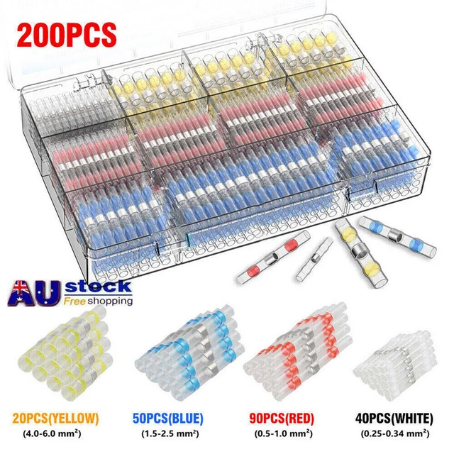200PCS Solderstick Waterproof Solder Wire Connector Kit Original-Top Quality AU