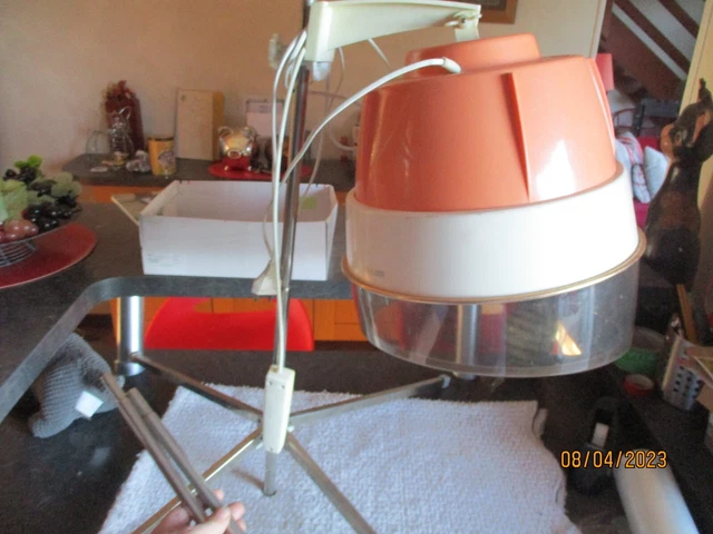 Ancien Séchoir à Cheveux Pour Poupée - Casque Coiffeur Jouet Dinette Années 50 - Vintage Rétro