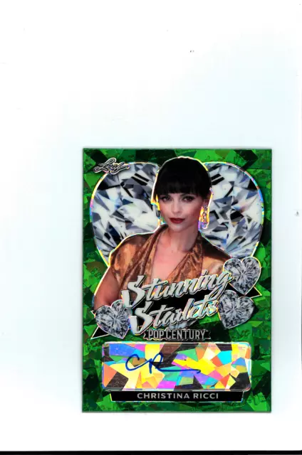 #1/5 MINT Christina Ricci Auto WEDNESDAY  Pop Century  Autograph Addams Family