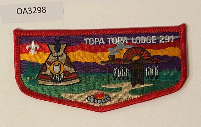 Boy Scout OA 291 Topa Topa Lodge Flap S41