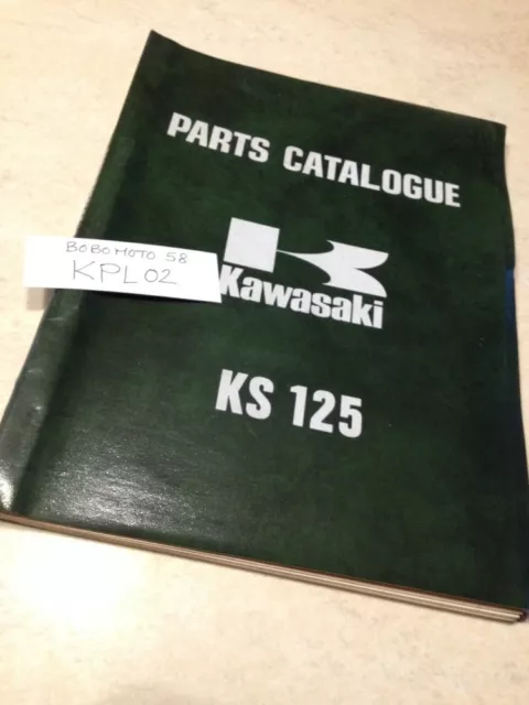 Kawasaki parts list KS125 KS 125 125KS catalog liste pièces détachées éd. 74