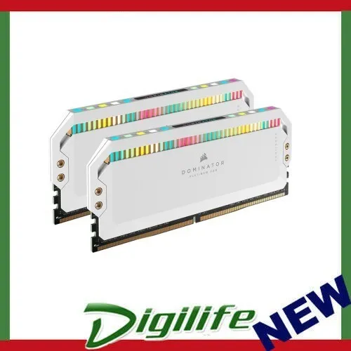 CORSAIR DOMINATOR PLATINUM RGB DDR5 RAM 32GB (2x16GB) 5600MHz C36-36-36-76  1.25V Intel Optimized Computer Memory(iCUE Compatible,Fast Performance