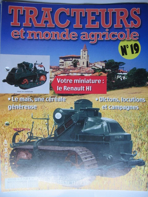 Fascicule   19 Tracteurs Et Monde Agricole Renault Hi Wagon Bestiaux Lait Hornby
