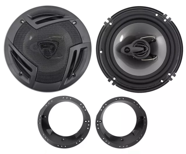 1998-2013 Harley Davidson FLHT FLHTC Rockville Factory Speaker Replacement Kit