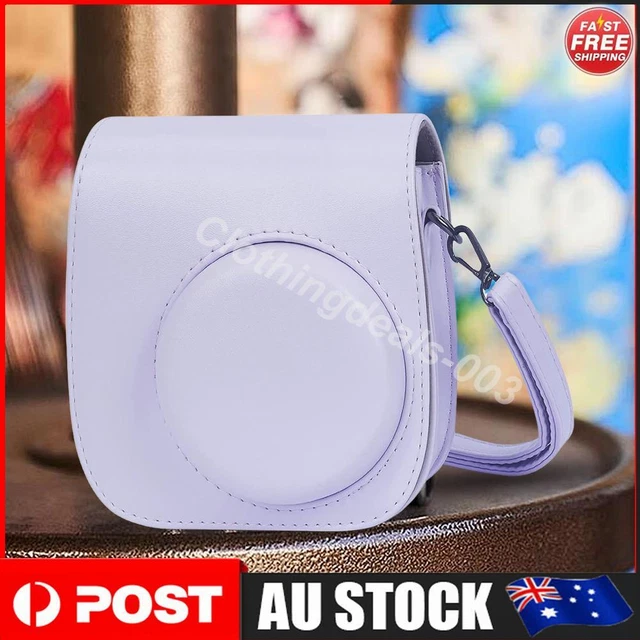 7 in 1 Camera Accessories Kit Album Camera Bag for Instax Mini 12 (Purple)