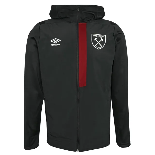 Umbro Mens 23/24 West Ham United FC Hooded Jacket UO1565
