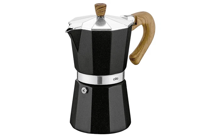 cilio tisch-accessoi HAUSRAT Espressokocher 'Classico Natura' 6 Tassen
