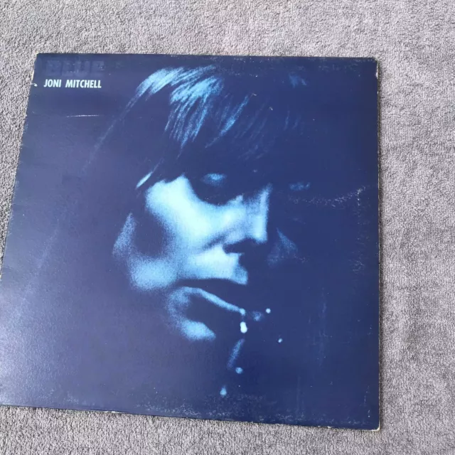 Joni Mitchell vinyle LP BLUE K44128 Reprise 1975 33T UK Édition anglaise