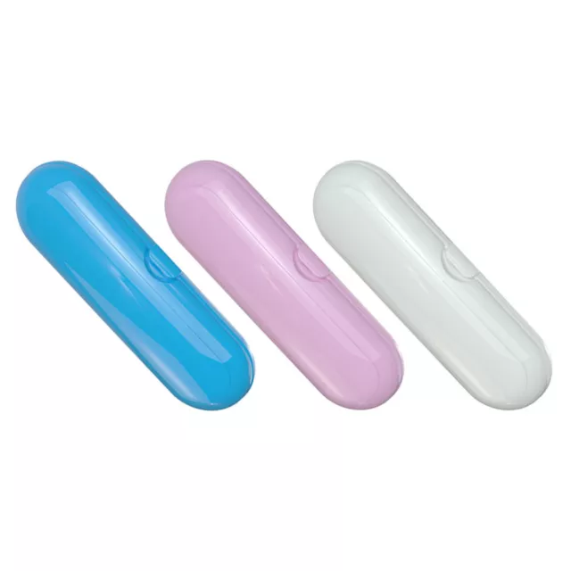 3 Pcs Toothbrush Travel Case Holders Toothpaste Cover Carrier Portable