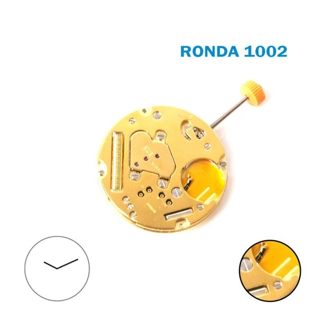 New Replacement 6168s Sangtai Non Ticking Quartz Clock Movement Mechanism Motor Long 15mm Golg Thread - Foto 9