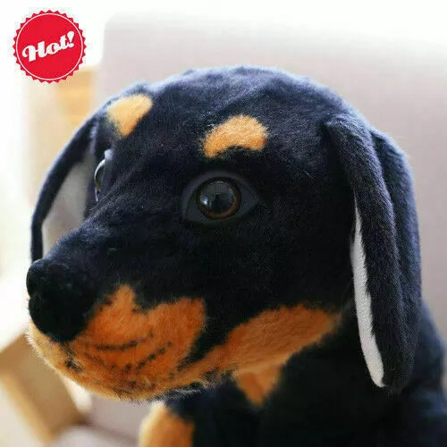 Doberman Pinscher Dog Plush Soft Toy Doll for Friend and Home Decor Birthday Gif 3