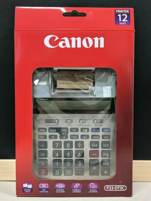 Canon P23-DTSC II 2-Colour Printing Calculator 12 Digits P23DTSCII 2