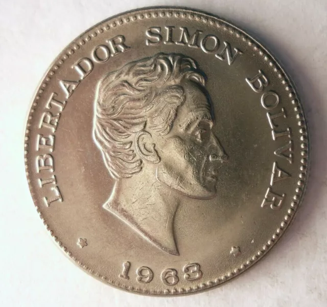 1963 Colombia 50 Centavos - Au/Unc - Free Ship - Bargain Bin #54
