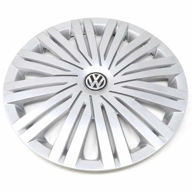 VW Wheel hub cap trim silver 15 inch  6C0601147CYTI Genuine