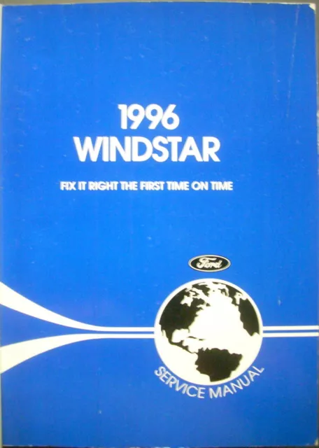 1996 Ford Windstar Repair Sevice Manual Original 96 Minivan Dealer Maintenance