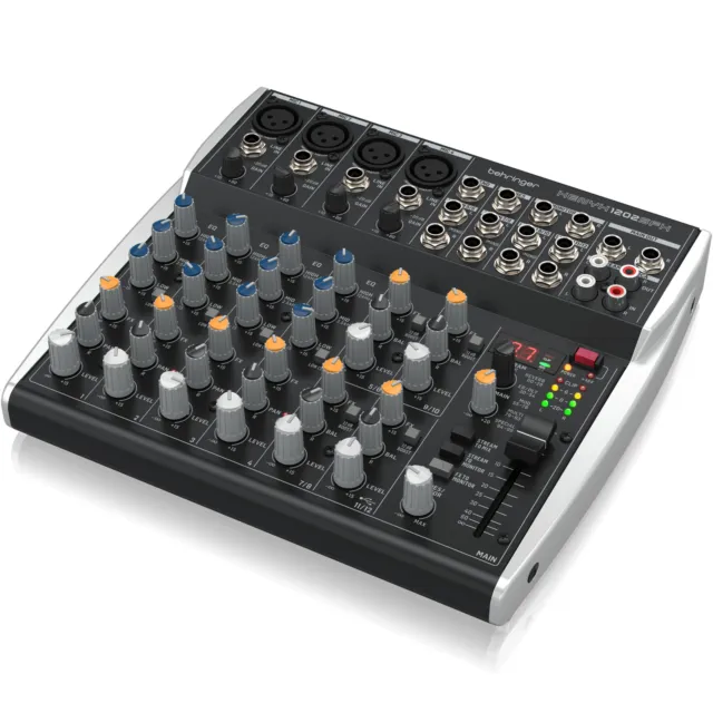 Behringer XENYX 1202SFX 12 Channel PA Mixer with USB and FX 3