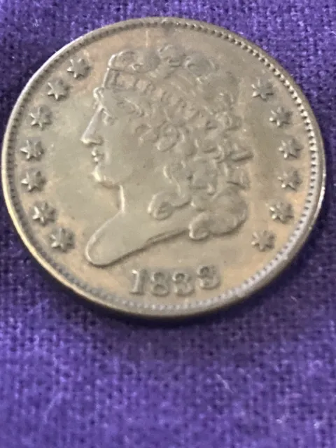 1833 Classic Head Half Cent