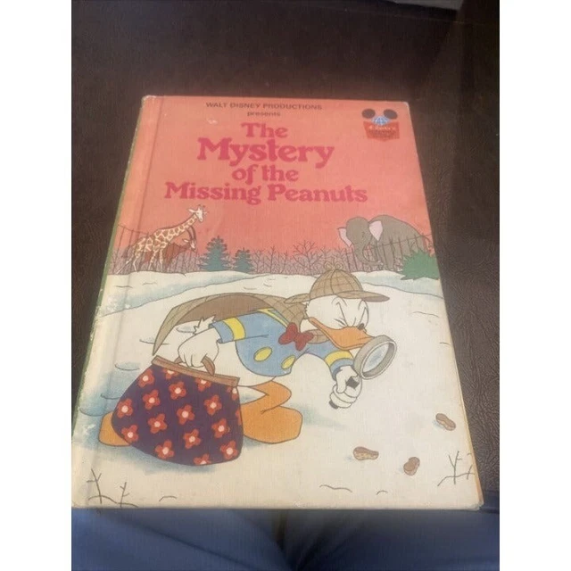 Walt Disney The Mystery of the Missing Peanuts Book