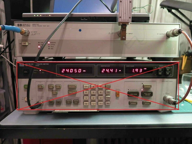 Agilent Hewlett Packard hp8971c noise figure Test Set 26.5 GHz for hp8970b