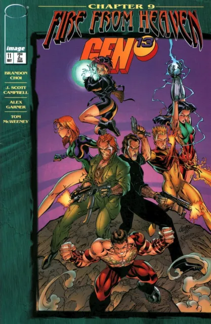 Image Comics Gen 13 Fire From Heaven Comic Book #11A (1996, 2nd Series)