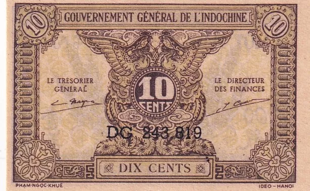 10 Cents - Brun - ND (1942) - Série DG - P.89a