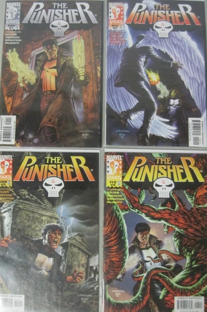 Punisher Marvel Knights #1-4 Bernie Wrightson Marvel