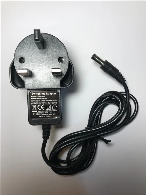 Replacement 9V AC-DC Power Adaptor for Reebok One GX40 Elliptical Cross Trainer