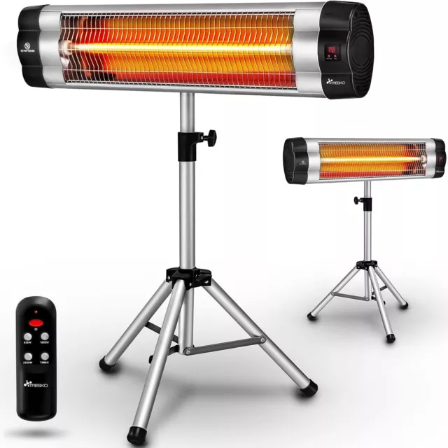 TRESKO Infrarot Heizstrahler THSL-001 2500W 3 Heizstufen // NEU Kundenretoure //