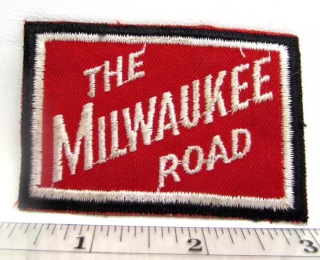 VINTAGE THE MILWAUKEE Road Railroad Jacket Patch Chicago Illinois Train ...