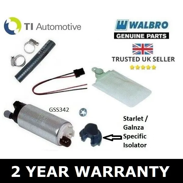 Walbro 255 Fuel Pump Upgrade For Toyota Starlet Turbo Glanza Ep82 Ep91
