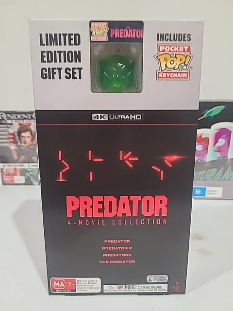 PREDATOR:4-MOVIE COLLECTION 4K UHD (Limited Edition with Pocket Pop ...