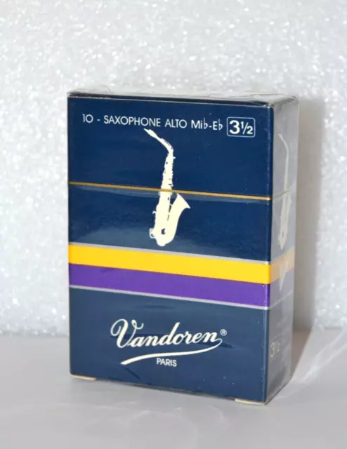 VANDOREN SR2135 10 ANCHES POUR SAXOPHONE ALTO Mib Eb 3,5 NEUF