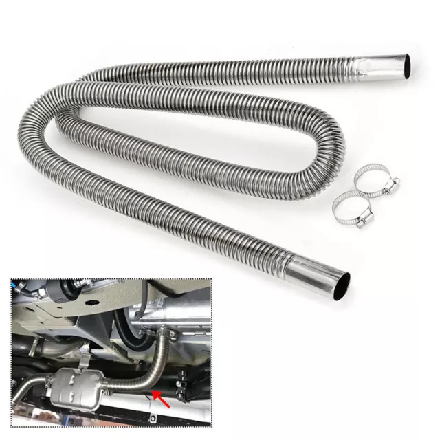 24mm Heater Exhaust Pipe Connector Parking Heater Stainless Steel Gas Vent  Hose With Clamps For Web