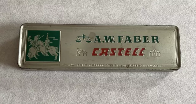 alte Blechdose - Werbeblechdose - A.W. Faber Castell - bei Nürnberg für Stifte