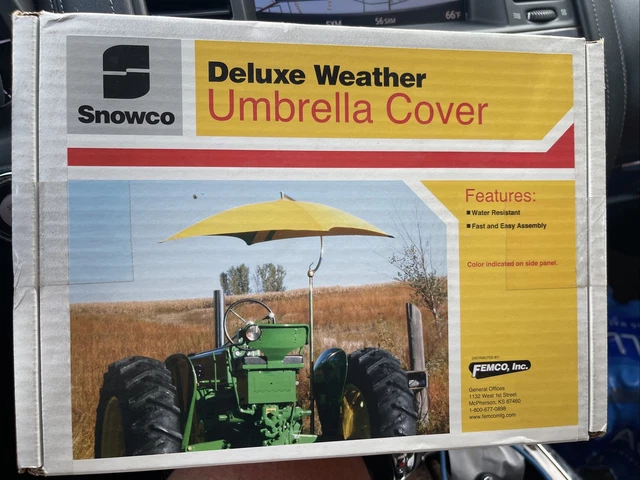 Femco SnowCo Yellow Canvas Replacement Cover Tu-56 Deluxe Weather Umbrella