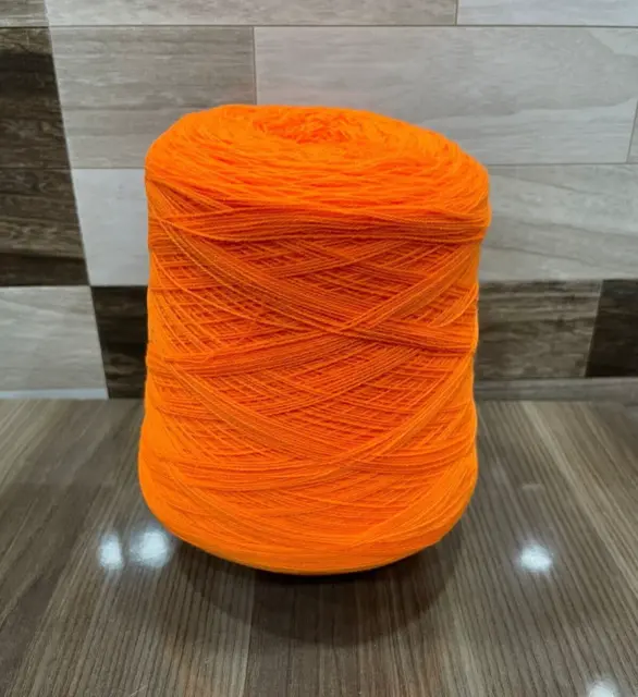 Falak Embroidery Thread type Wool  (Outrageous Orange) Free Shipping