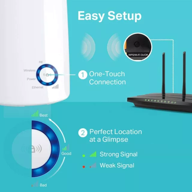 TL-WA850RE Repeater / WLAN Verstärker - 300 Mbit/s, App, Ethernet, WPS, AP Mode 3