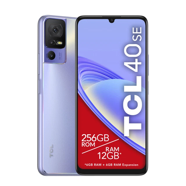 Smartphone Tcl 40Se T610K 6,75`` 6 Gb Ram 256 Gb 6,75`` Purple 256 ... NEW